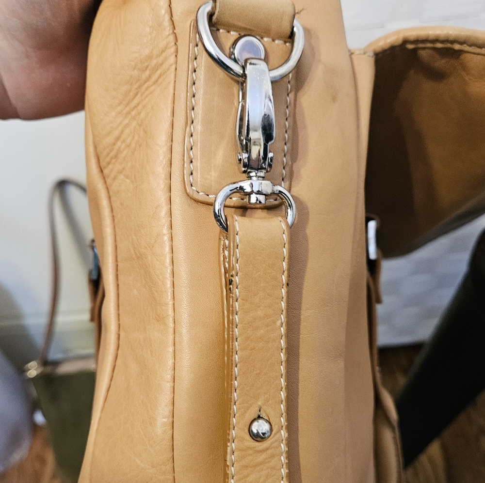 Osgoode Marley Tan Leather Work Bag - Picture 5 of 11